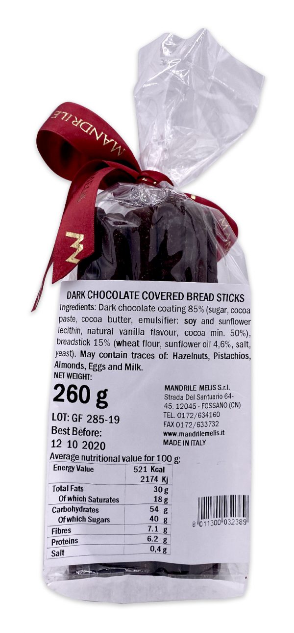 Mandrile Melis Italian Dark Chocolate Covered Breadsticks 03