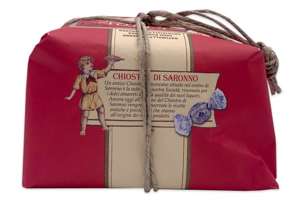 Chiostro Panettone Amaretto Hand Wrapped 750g_3