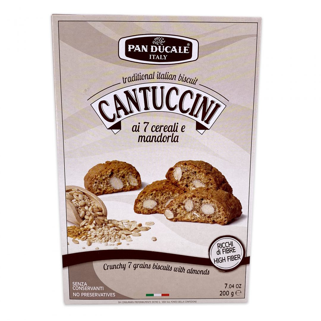 Pan Ducale 7 Cereali Italian Almond Biscotti 180g - Artisanal