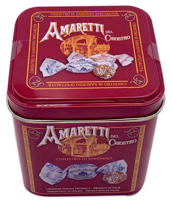 Amaretti Del Chiostro Amaretti Di Saronno Cookies Mini Cube Tin 50g