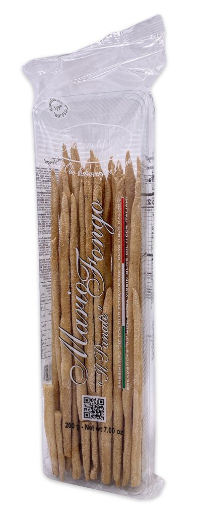 Mario Fongo Hand Stretched Grissini Stirati Breadsticks Artisanal Italian Foods 