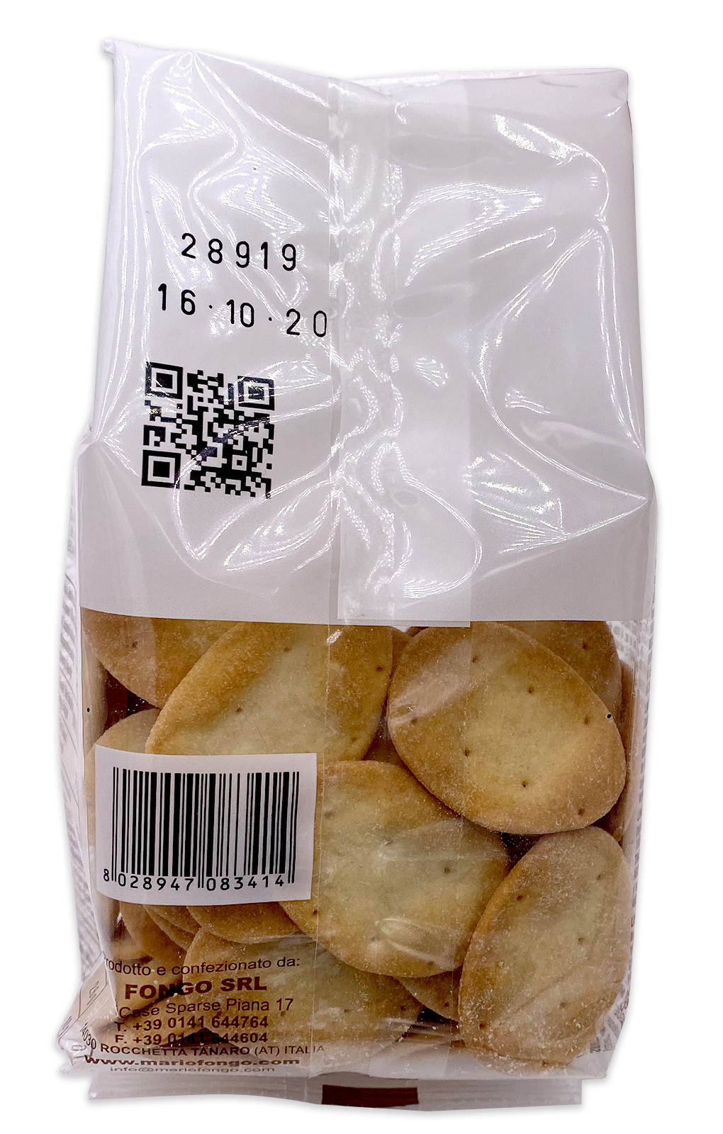 Mario Fongo Mini Mini Lingue Di Suocera Flatbread Crackers 100g Artisanal Italian Foods 