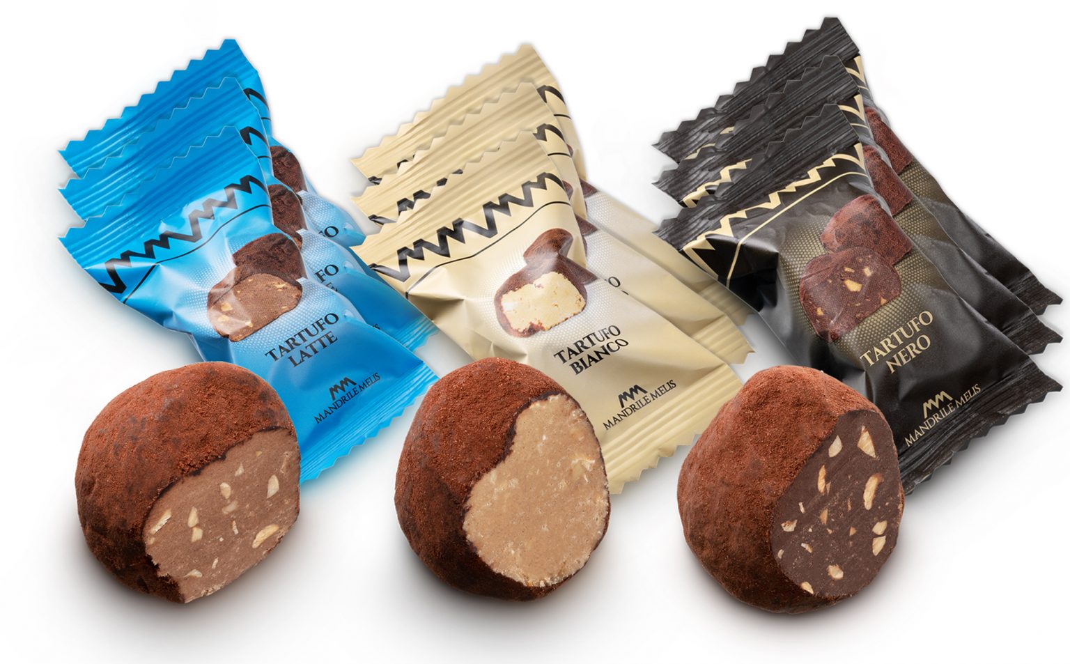 Mandrile Melis Imported Premium Gourmet Italian Tartufo Chocolate